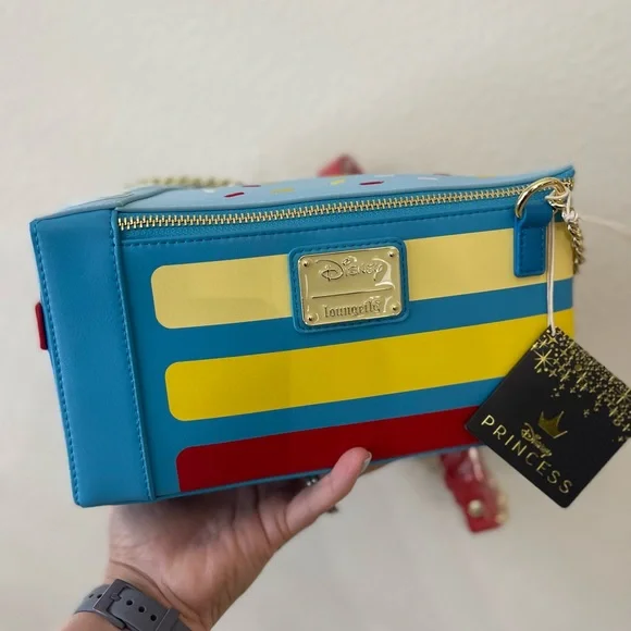 Loungefly Disney Snow White Cosplay Cake Crossbody Bag - Picture 13 of 16